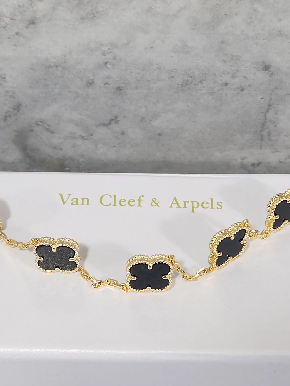 Van Cleef & Arpels Vintage Alhambra Black Onyx Bracelet✨️